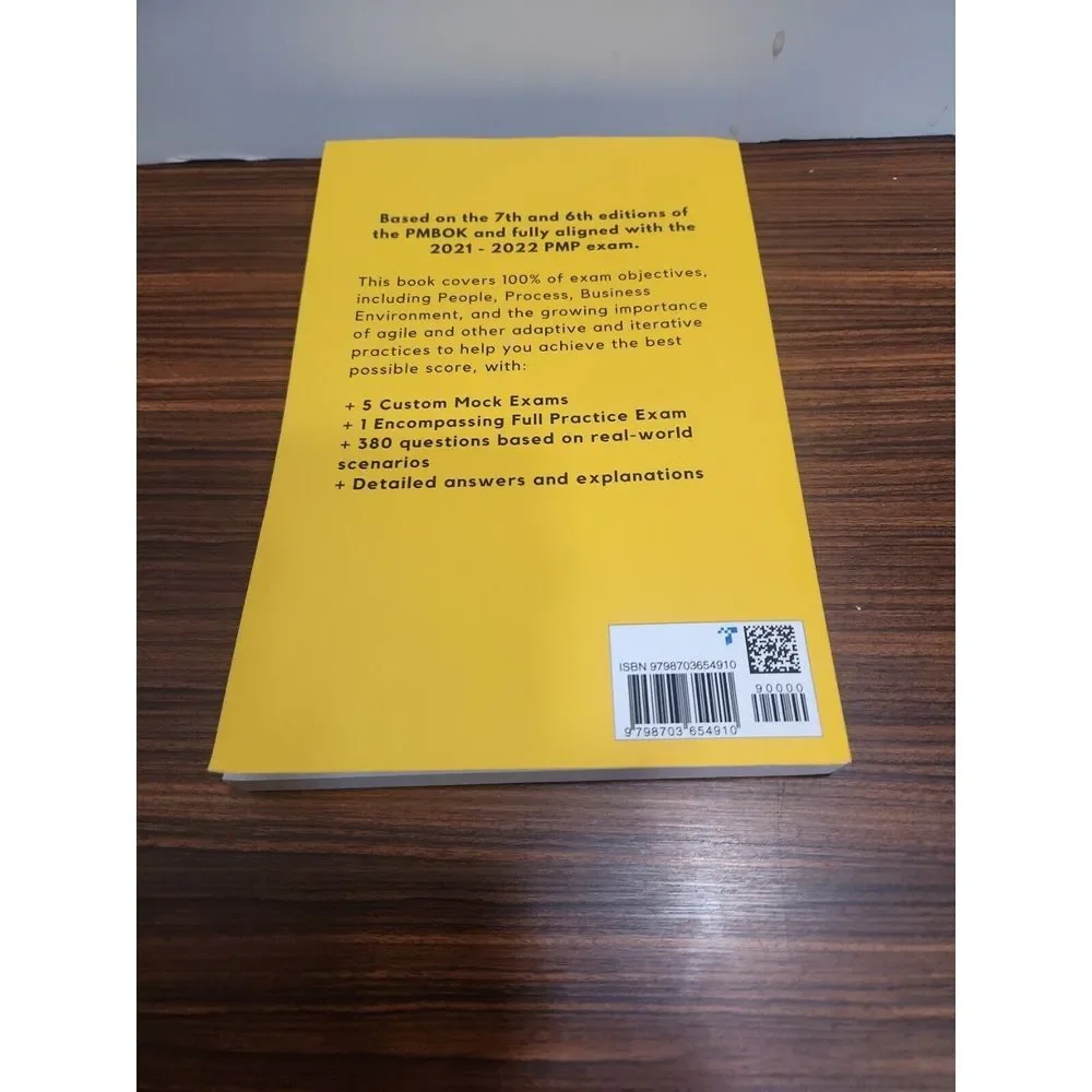 2021-2022 PMP‎ Mock Practice Tests: 380 Questions Including Agile Paperback